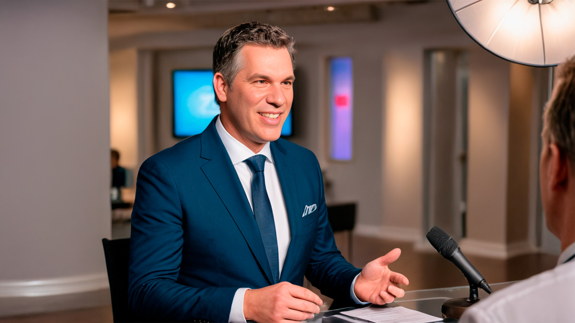 Arno Markus speaking during a recorded interview