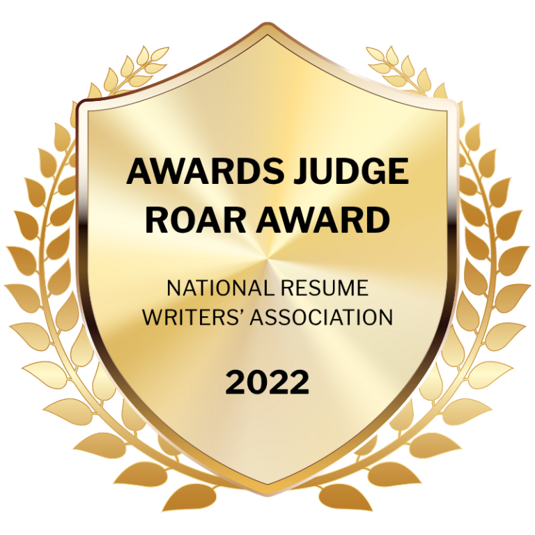 Awards-Judge-Roar-Award-NATIONAL-RESUME-WRITERS-ASSOCIATION-2022-2