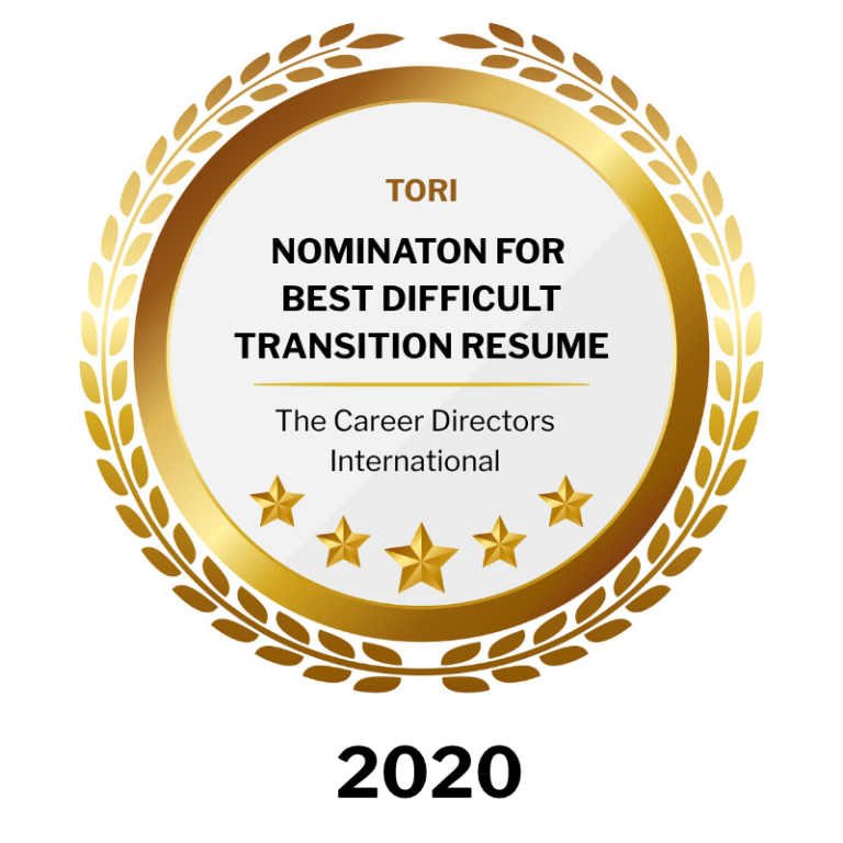 Nominaton-for-Best-Difficult-Transition-Resume